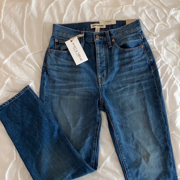 Madewell Cropped Vintage Jeans NWT - Picture 4 of 4